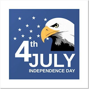 4th of July Independence Day USA Eagle Posters and Art